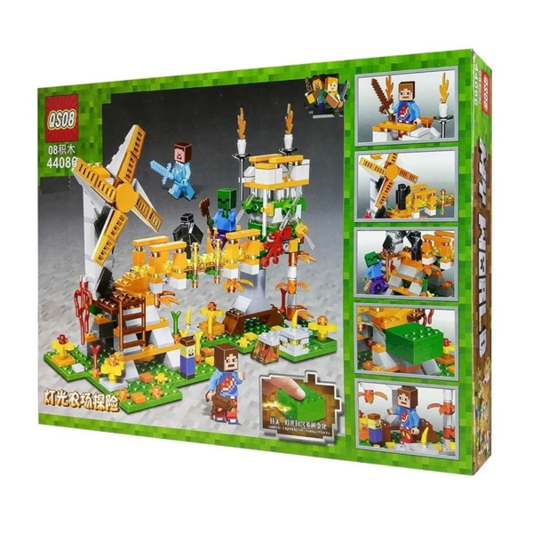 Конструктор QS08 My World 44086 Золотой мост 463 деталей