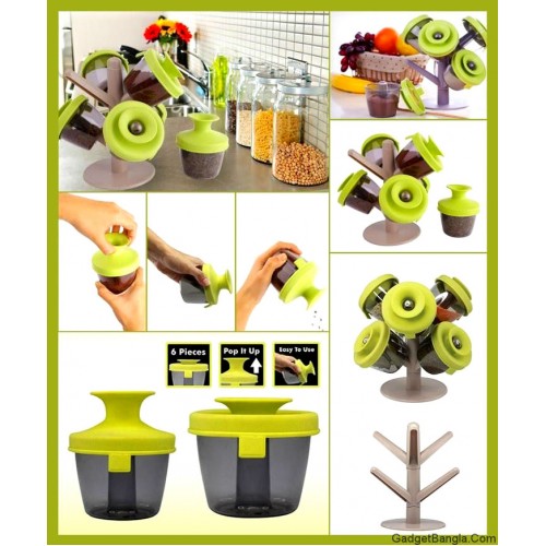 Органайзер для специй «Дерево» Pop-Up Spice Rack