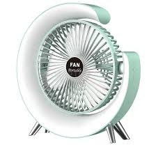 Портативный настольный вентилятор с подсветкой Colorful Desktop Fan