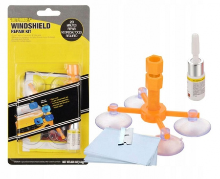 Набор для ремонта сколов и трещин лобового стекла автомобиля Windshield Repair Kit
