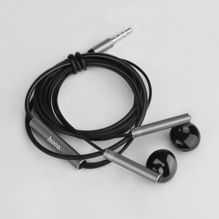 Проводные наушники HOCO M26 Zorun, Jack 3.5mm, 1.2 м, тусклый, контроллер с микрофоном