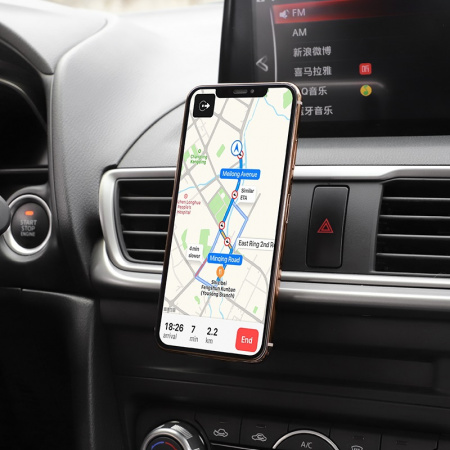 Автомобильный держатель HOCO CA47 магнитный, черный, на воздуховод