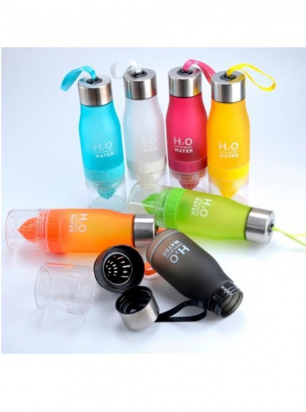 Бутылка H2O Water Bottle с соковыжималкой