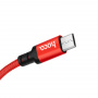Кабель Hoco X14 USB - micro USB, 2 м красно-черный
