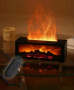 Увлажнитель воздуха с эффектом пламени Flame fireplace aroma diffuser 