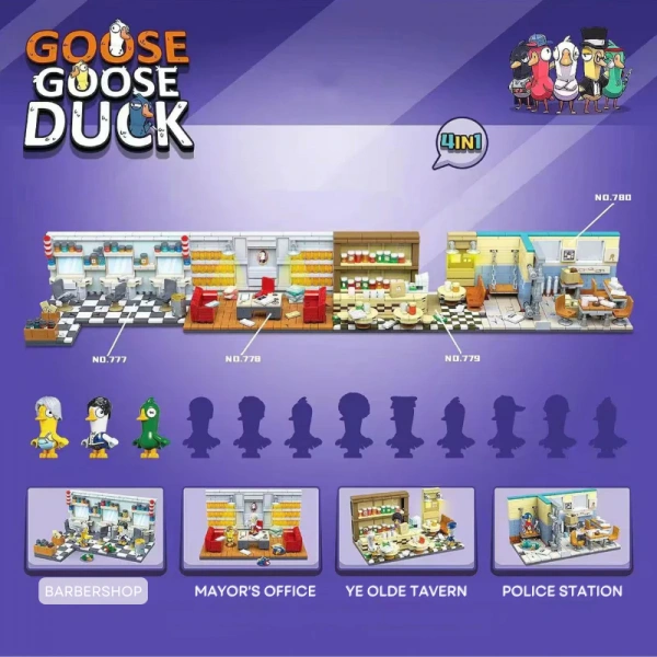 Конструктор Goose Goose Duck 777 452 pcs