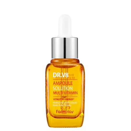 Farmstay Осветляющая витаминная сыворотка для лица Dr. V8 Multi Vitamin Ampoule Solution