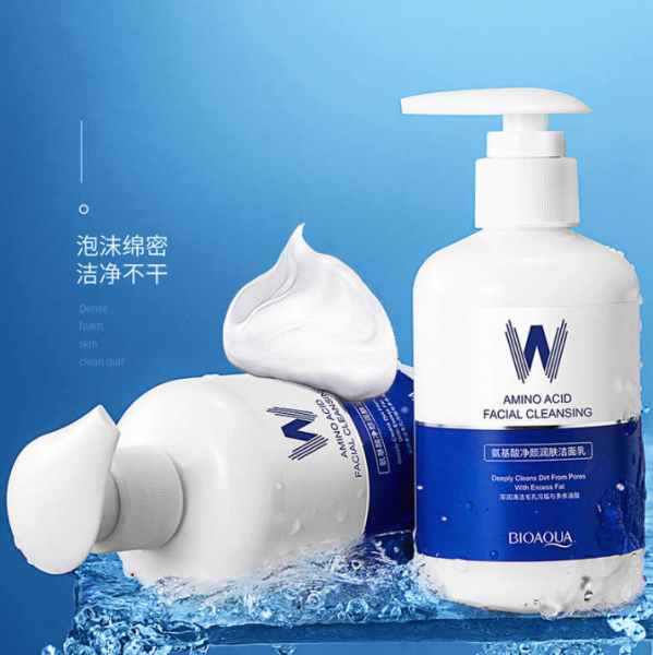 Очищающий гель крем для лица BIOAQUA  Amino Acid Facial Cleansing