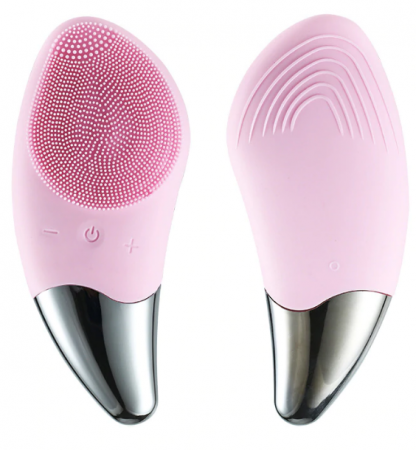Электрическая силиконовая массажная щётка для чистки лица Sonic Facial Brush