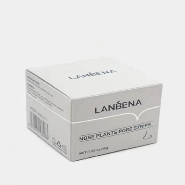 Маска крем от черных точек для носа Lanbena