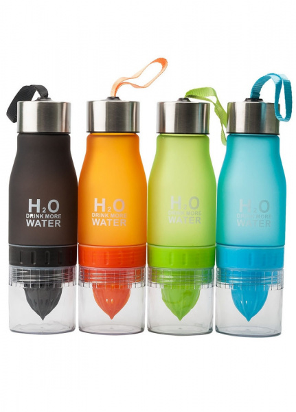 Бутылка H2O Water Bottle с соковыжималкой