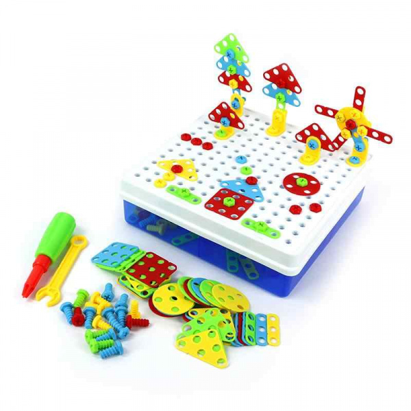 Конструктор мозаика с отверткой Creative Discovery