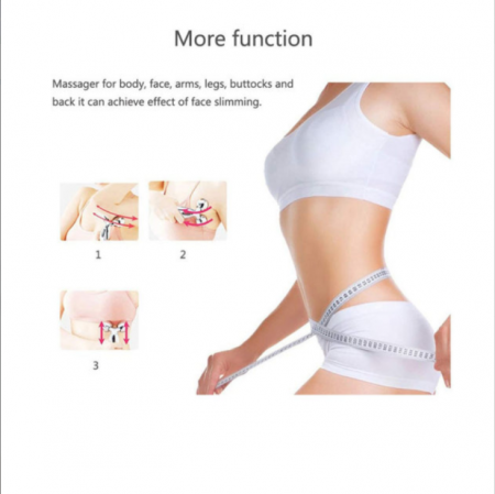 Массажер для лица 3D Body Massager серебристый