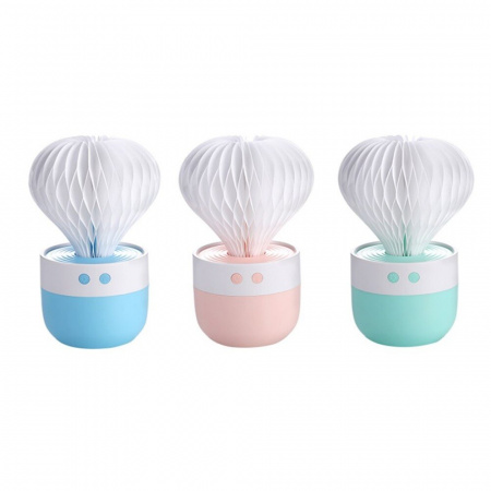 Пневматический увлажнитель воздуха и ночник Ball Cactus 150ml