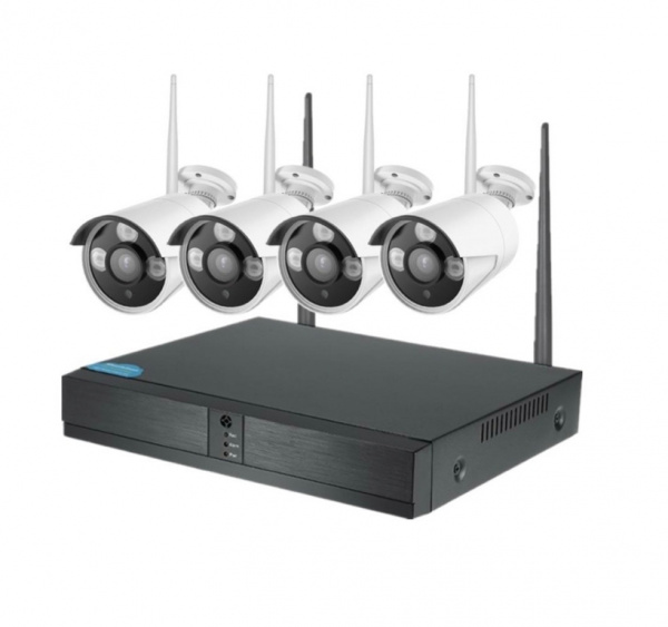 Комплект видеонаблюдения 4 камеры XPX K3704 2 MP Wi-Fi 2Mp