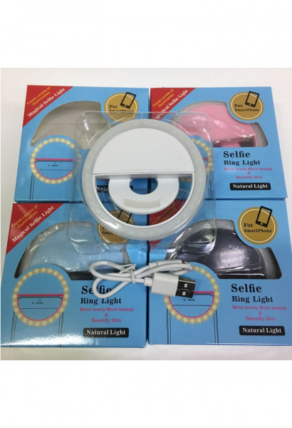 Светодиодное кольцо для селфи Selfie Ring на USB