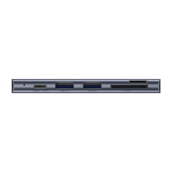 Многопортовый адаптер Baseus CAHUB-K0G Harmonica 5-in-1, Type-C