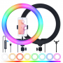 Кольцевая лампа MJ-26 26см RGB