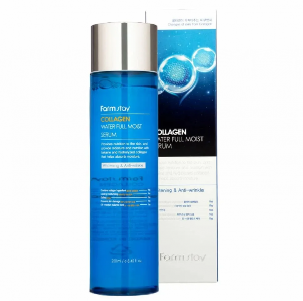 Увлажняющая сыворотка с коллагеном FarmStay Collagen Water Full Moist Serum