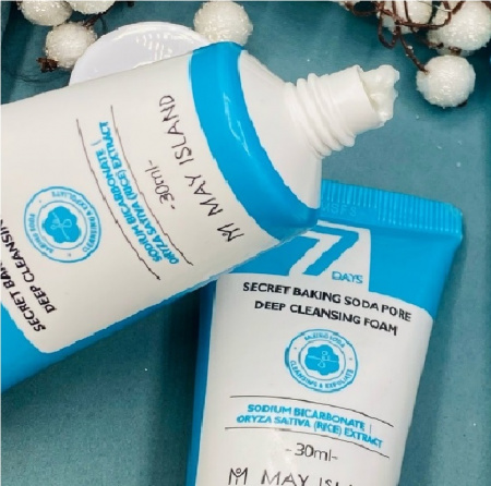 Пенка для умывания с содой May Island 7 Days Secret Baking Soda Pore Deep Cleansing Foam