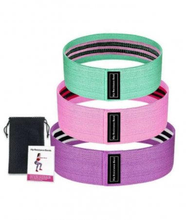 Тканевые фитнес резинки Hip Resistance Bands