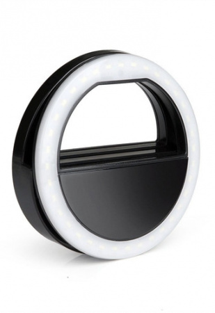 Светодиодное кольцо для селфи Selfie Ring на батарейке