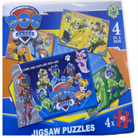 Головоломка Щенячий патруль Jigsaw Puzzles 4в1
