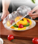 Крышка-пакет с эластичной резинкой для хранения продуктов POPULAR BROUN 27 см 100 штук