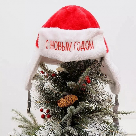 Новогодняя шапка с Новым годом набор 6 шт