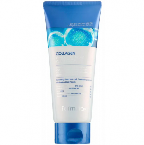 Коллагеновый пилинг-скатка Farmstay Collagen Water Full Moist Peeling Gel