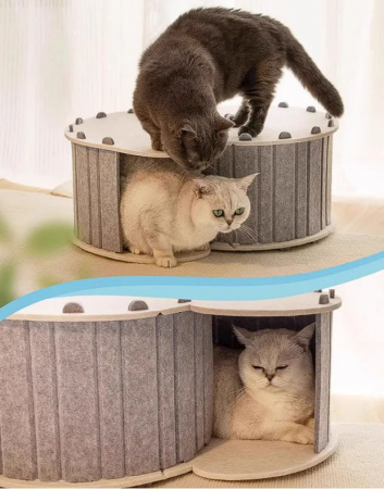 Лежанка для кошки улитка