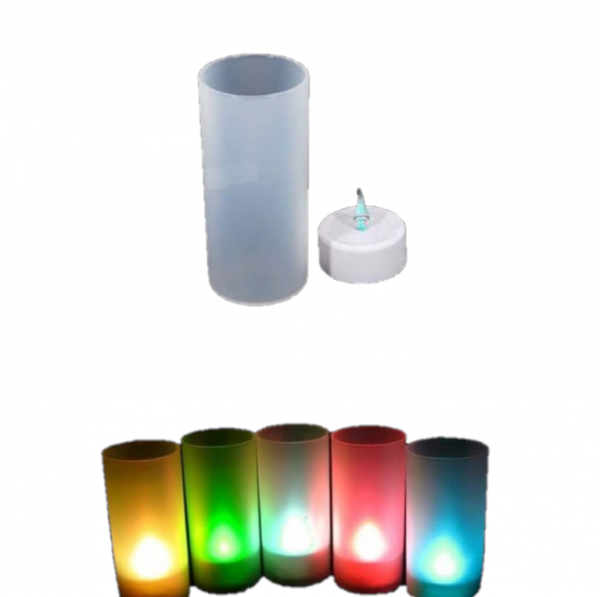 Светодиодная свеча LED Candle в стакане 