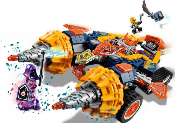 Конструктор Nexo Knights Бур-машина Акселя 405 деталей