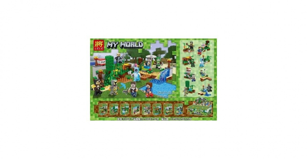Набор из 8 конструкторов Lele 33266 Story Mode ver.3 Minecraft