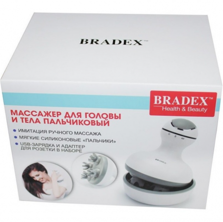 Массажёр для головы и тела пальчиковый Bradex KZ 0528