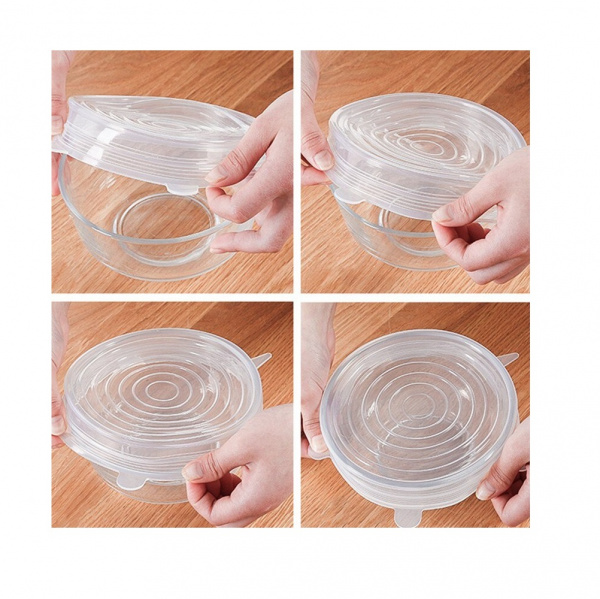 Комплект силиконовых крышек Silicone Sealing Lids Couvercles