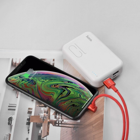Кабель Borofone BU6, lightning, 1.2 м, красный