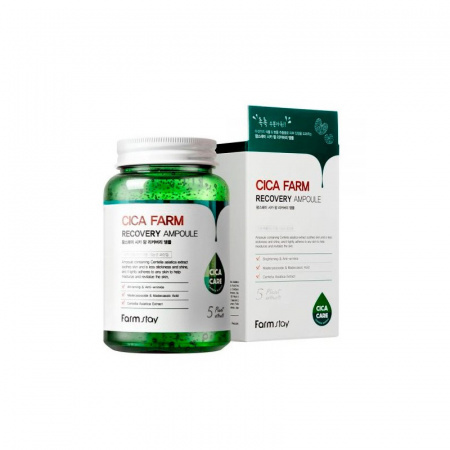 Сыворотка для лица ампульная cica farm recovery ampoule