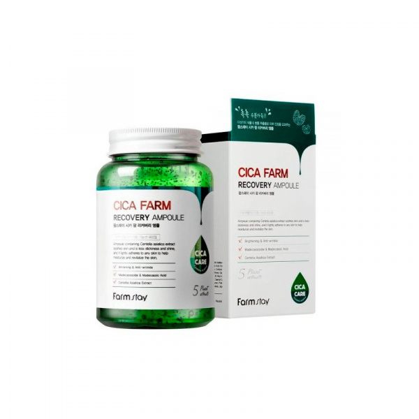 Сыворотка для лица ампульная cica farm recovery ampoule