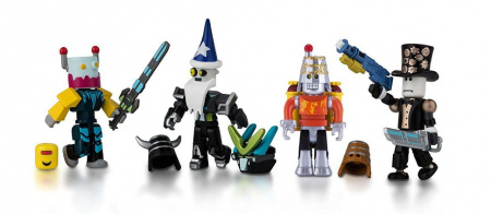 Набор фигурок Роблокс Riot Mix & Match Set и 4 фигурки с аксессуарами