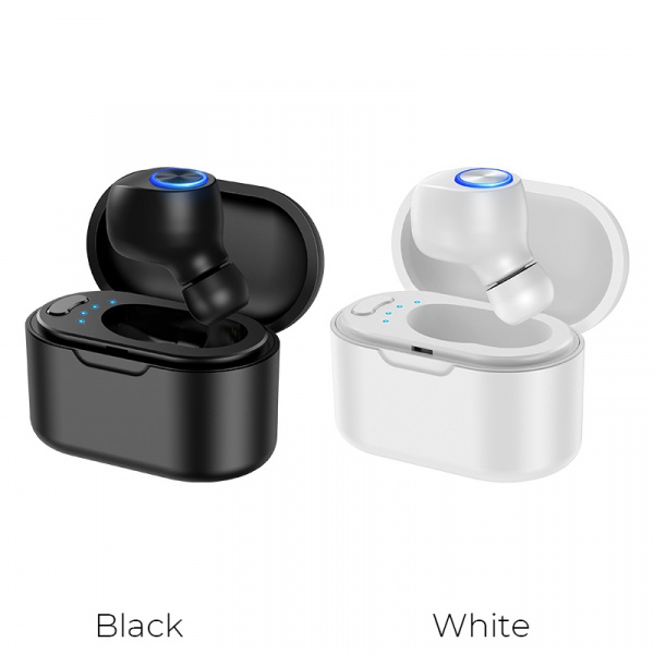 Беспроводные наушники BOROFONE BC29 Lambent Mini, Bluetooth, 50 мАч, Белый, 220 мАч бокс, Hands-free