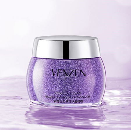 Очищающий гель для умывания с бамбуковым углем Venzen Perilla Clean