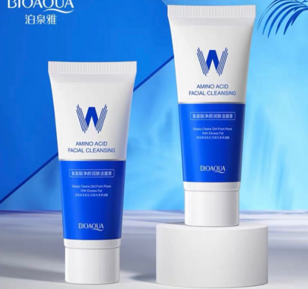 Очищающее средство BIOAQUA Amino Acid Facial Cleansing Deep Moisturizing Whitening Anti-Spots