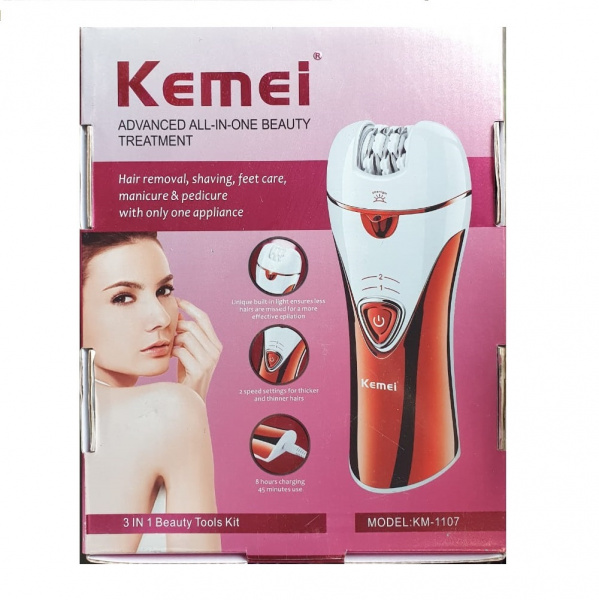 Эпилятор 3 в 1 Kemei KM-1107