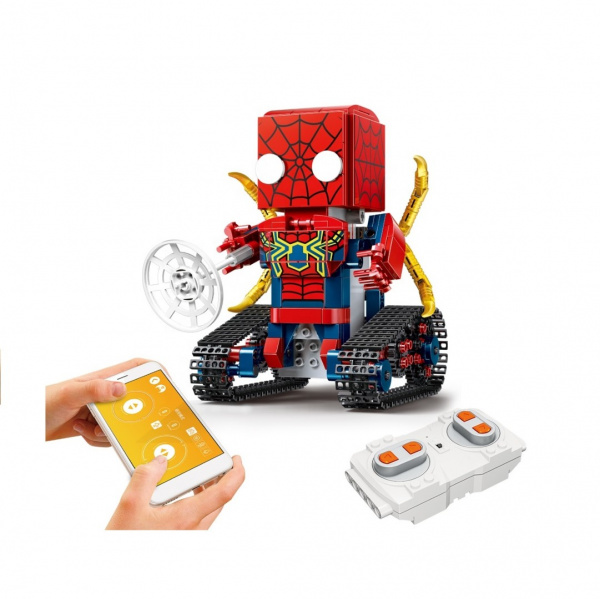 Радиоуправляемый конструктор Canhui Walking Brick человек паук