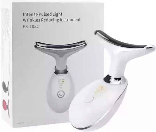 Микротоковый лифтинг массажер для лица и шеи Intense Pulsed Light Wrinkles Reducing Instrument ES-1081