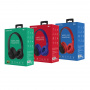 Беспроводные наушники BOROFONE BO4 Charming rhyme, Bluetooth + AUX, 200 мАч, синий, 10мВт, TF