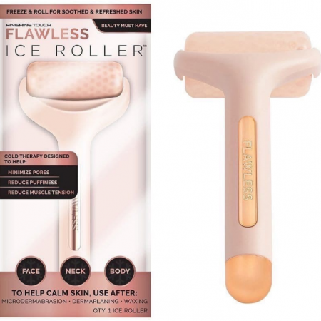 Охлаждающий ролик массажёр для лица и тела Flawless Ice Roller