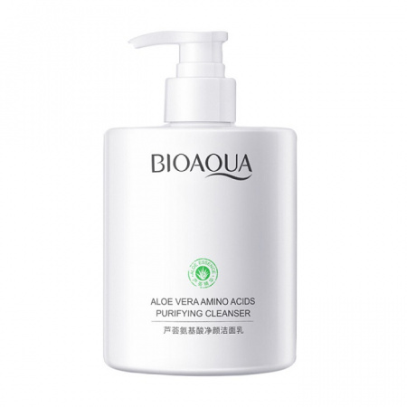 Очищающая пенка с аминокислотамии BIOAQUA