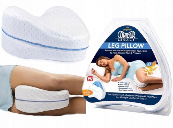 Анатомическая ортопедическая подушка для ног leg pillow